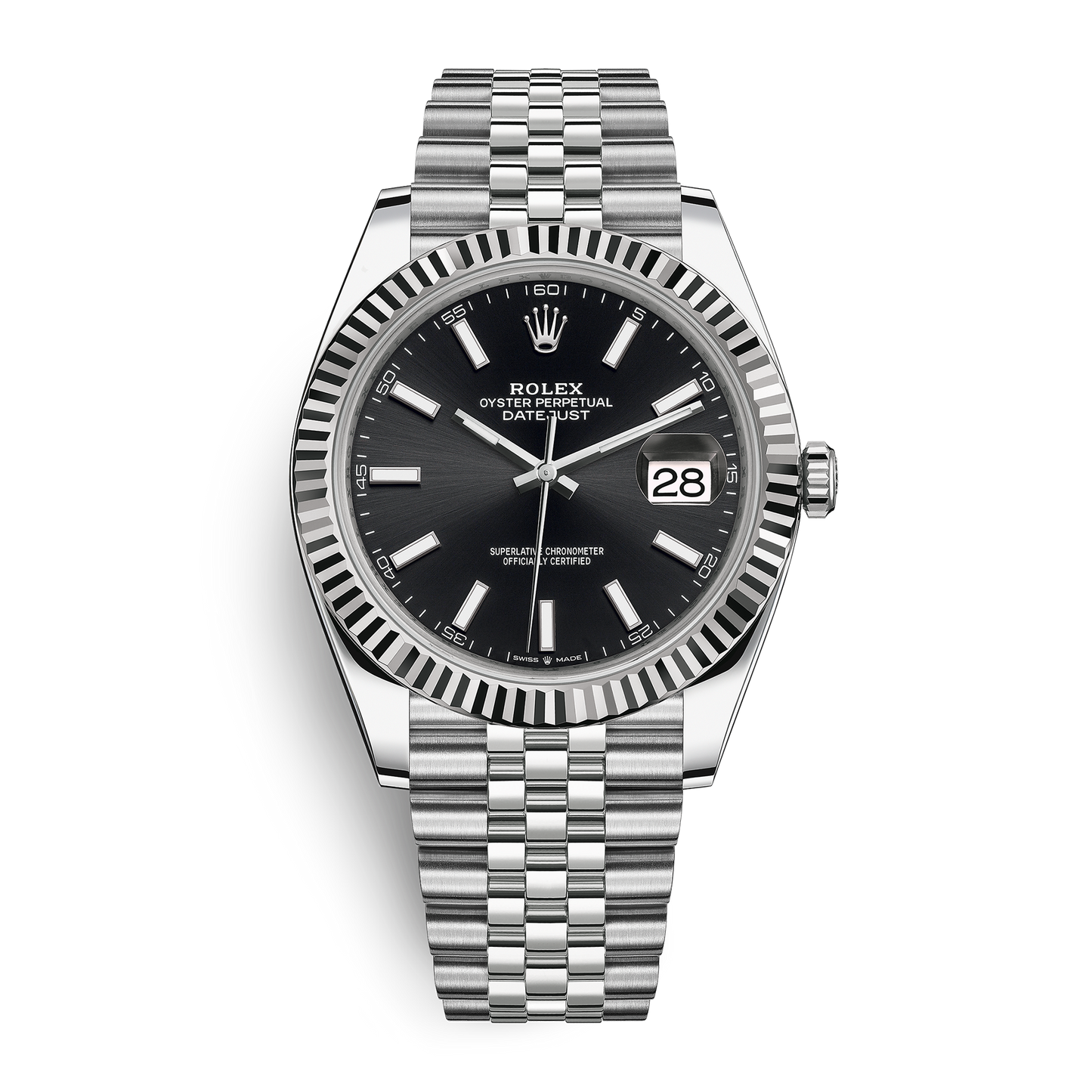 Datejust Steel Jubilee Black Dial 41mm