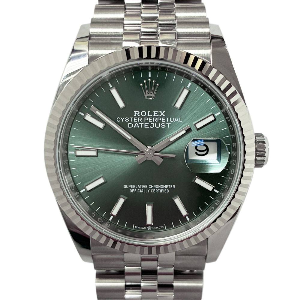 Datejust Mint Green Dial 36mm Stainless Steel Jubilee 2026