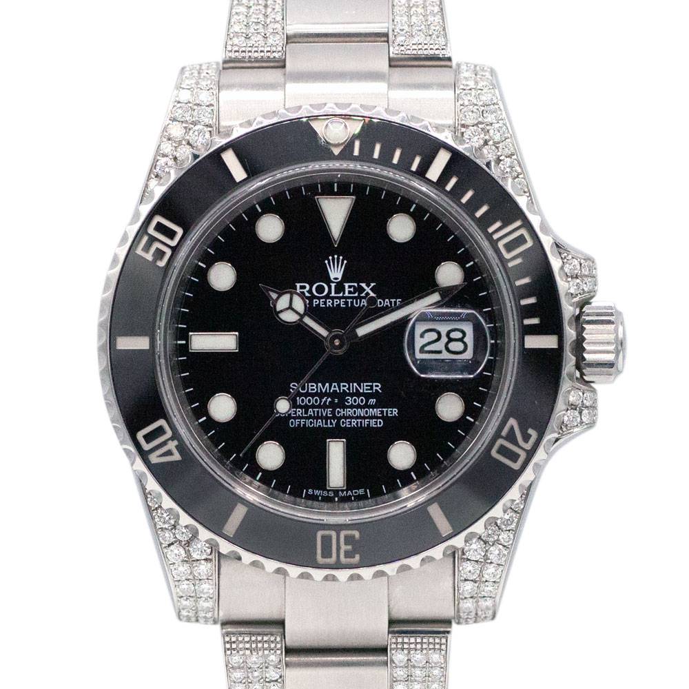 Submariner Date Custom Aftermarket Diamond