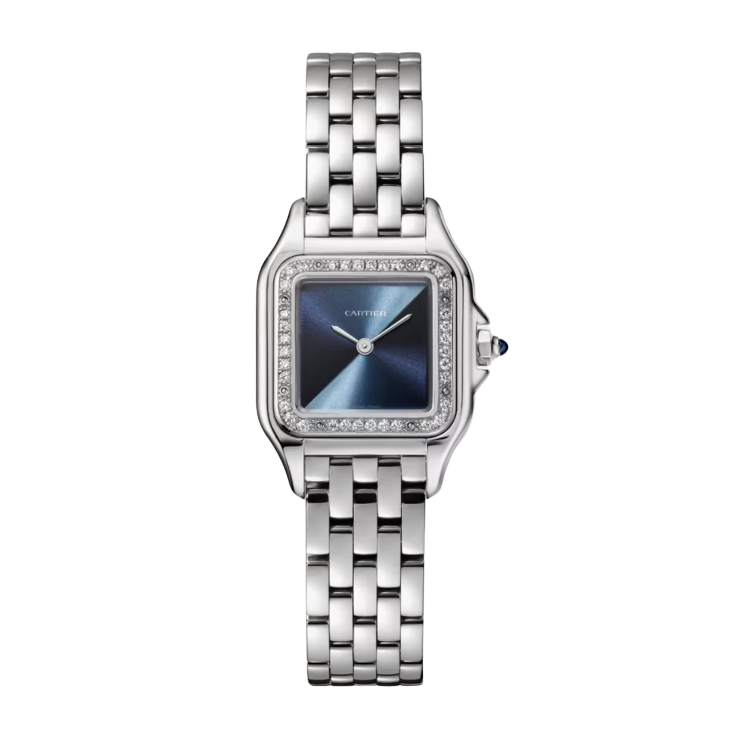 Panthère de Cartier Steel Diamond Blue Dial 22mm