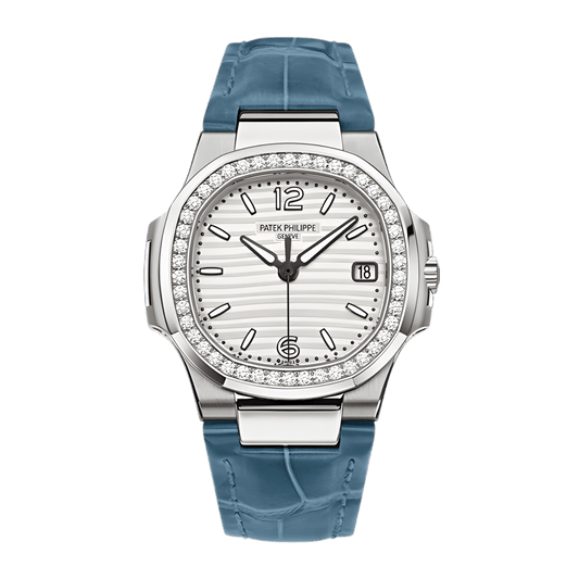 Nautilus White Gold Diamond White Dial 32mm