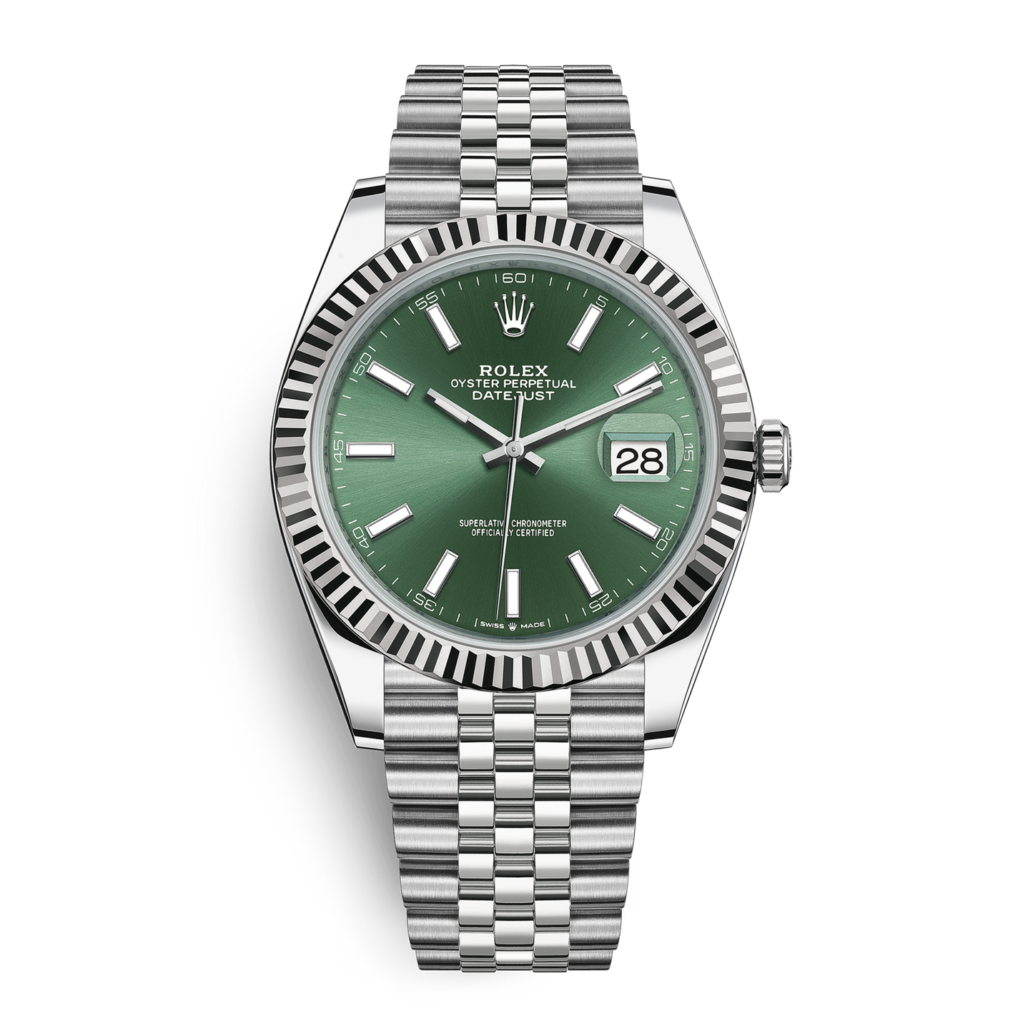 Datejust Steel Jubilee Green Dial 41mm