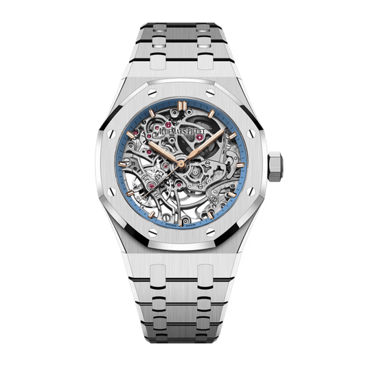 Royal Oak Double Balance Wheel White Gold Openworked 37mm