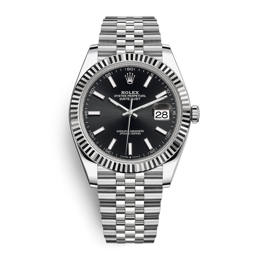 Datejust Steel Jubilee Black Dial 41mm