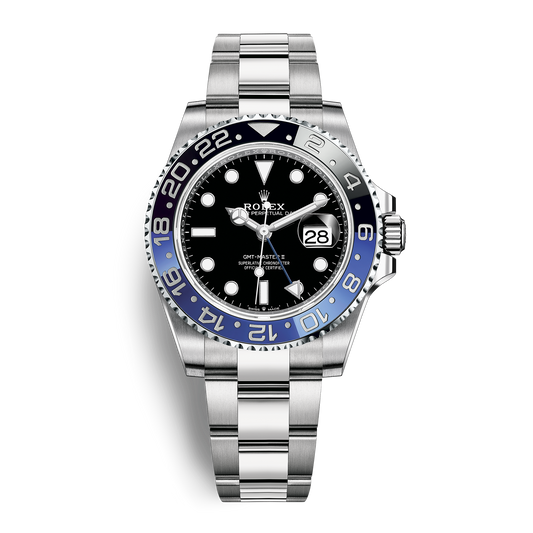 GMT-Master II Steel Black Dial "Batman" 40mm