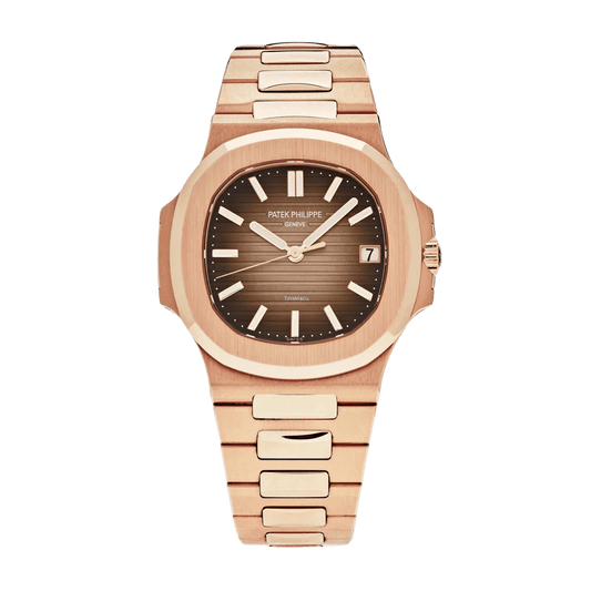 Nautilus "Tiffany & Co." Rose Gold Brown Dial 41mm