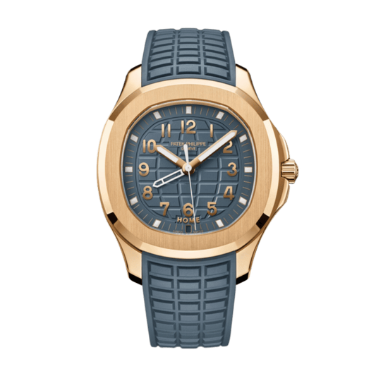 Aquanaut Travel Time Rose Gold Blue Dial 38mm