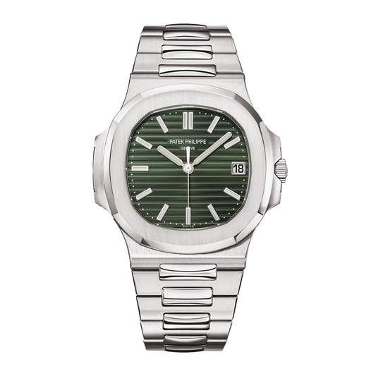 Nautilus Steel Green Dial 40mm