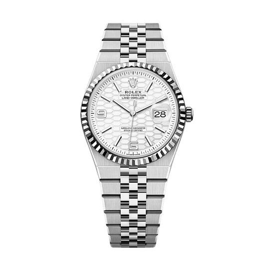 Land-Dweller Steel Jubilee White Dial 36mm