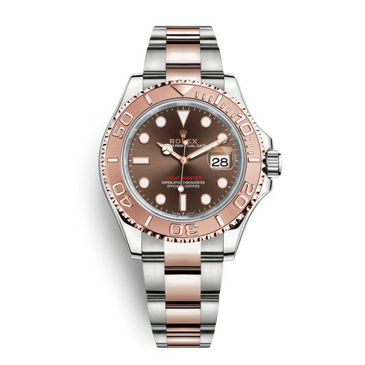Yacht-Master Rose Gold & Steel Brown Dial 40mm