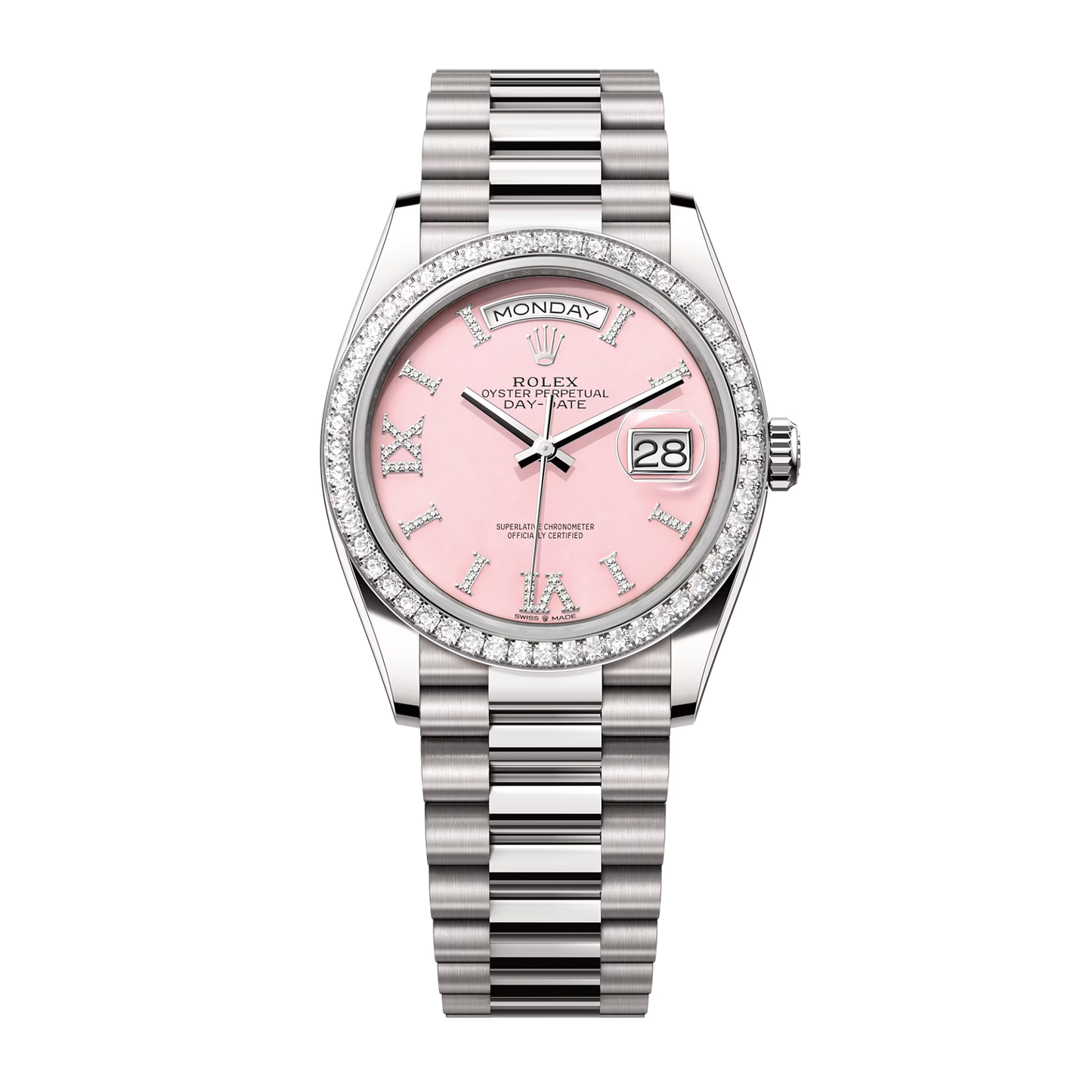 Day-Date White Gold Pink Dial 36mm