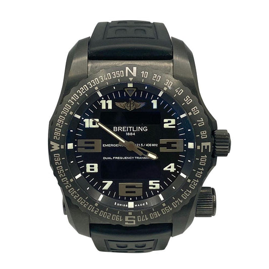 Emergency SuperQuartz 51mm DLC Coated Titanium