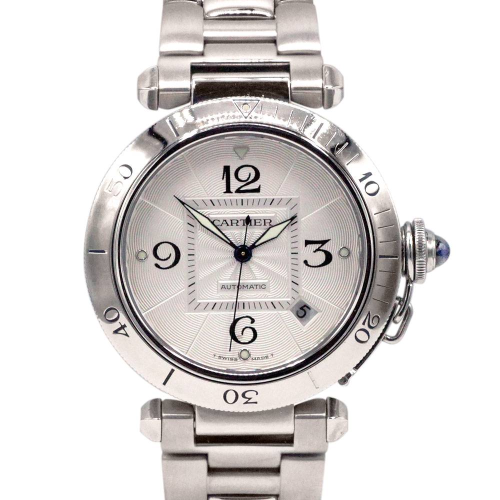 Pasha 2378 Stainless Steel 38mm Silver Guilloche Dial