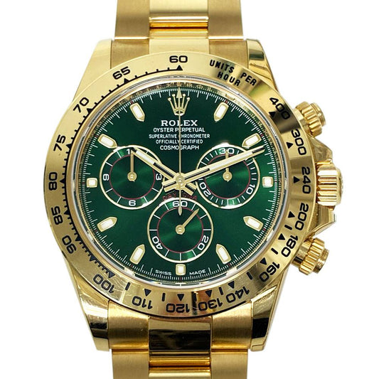 Daytona "John Mayer" 18k Yellow Gold Green Dial 40mm