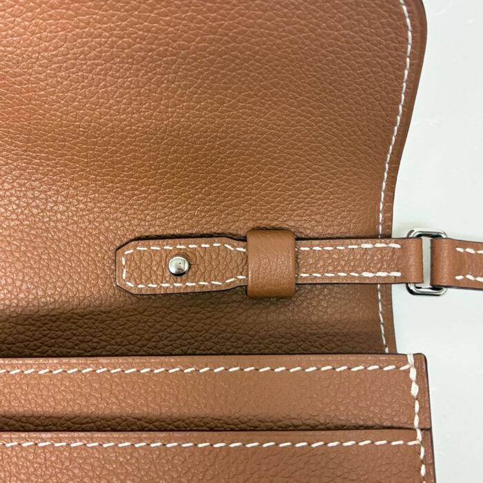 Hermes Constance Wallet To-Go Gold Togo Palladium Hardware