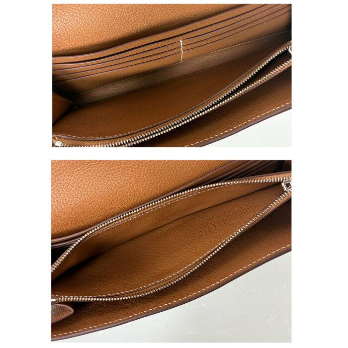 Hermes Constance Wallet To-Go Gold Togo Palladium Hardware