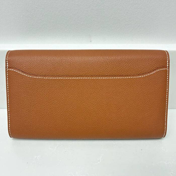 Hermes Constance Wallet To-Go Gold Togo Palladium Hardware