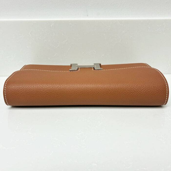 Hermes Constance Wallet To-Go Gold Togo Palladium Hardware