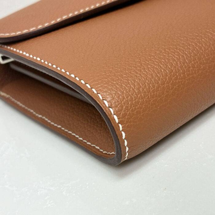 Hermes Constance Wallet To-Go Gold Togo Palladium Hardware