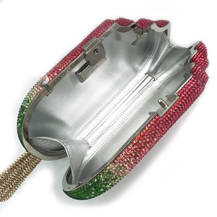 Judith Leiber Popsicle Watermelon Crystal Covered Clutch