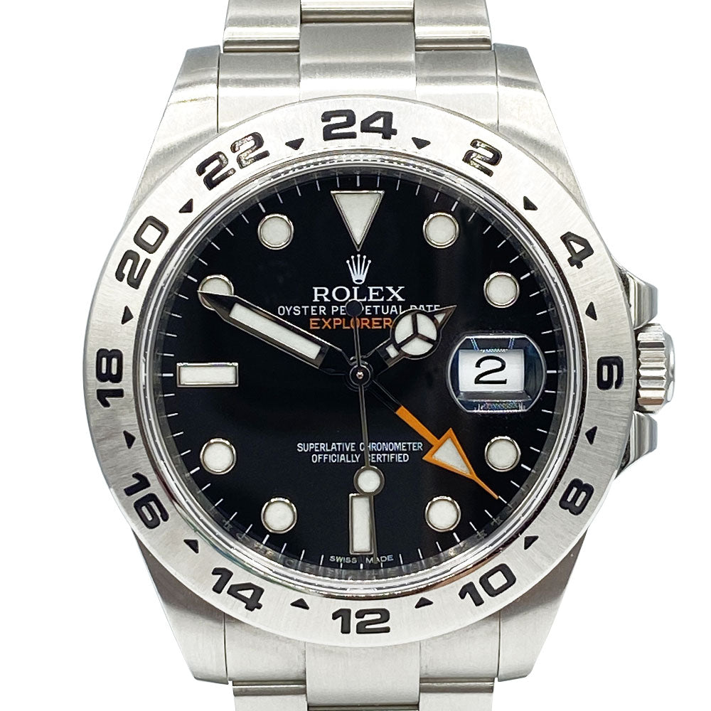 Explorer II Black Dial 42mm Stainless Steel with Card