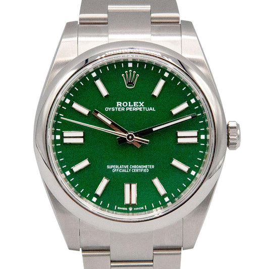 Oyster Perpetual Green Dial 41mm Stainless Steel