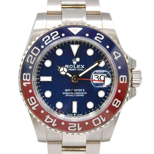 GMT-Master II 18k White Gold Blue Dial "Superman"