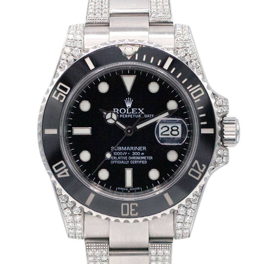Submariner Date Custom Aftermarket Diamond