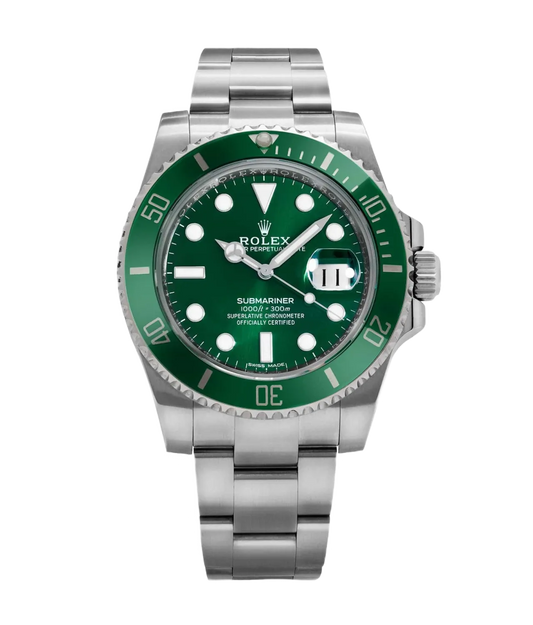 Submariner Date Steel Green Dial "Hulk" 40mm