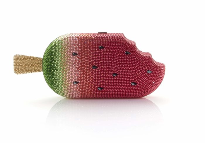 Judith Leiber Popsicle Watermelon Crystal Covered Clutch