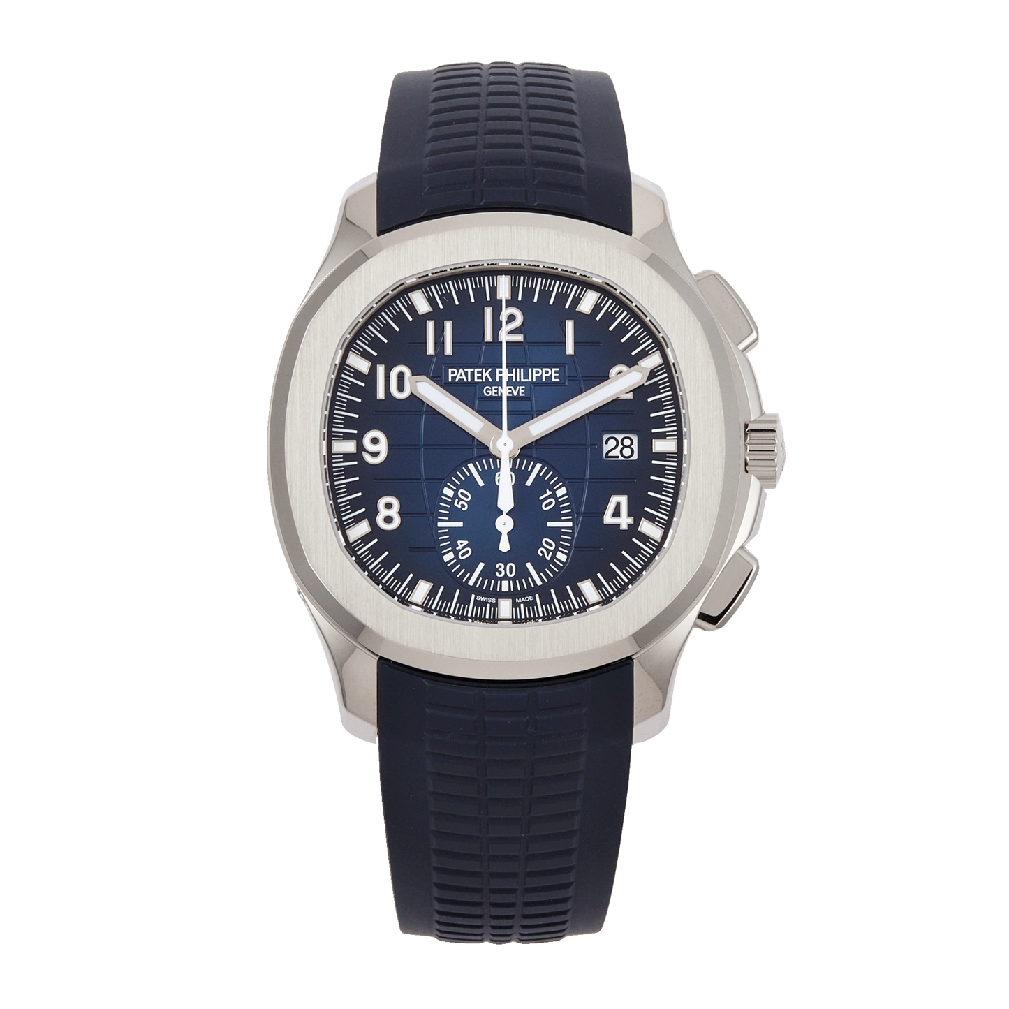 Aquanaut Chronograph White Gold Blue Dial 42mm