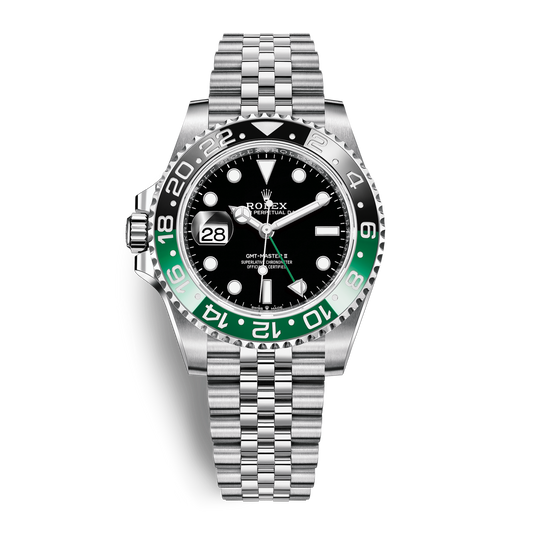 GMT-Master II Steel Jubilee Black Dial "Sprite" 40mm