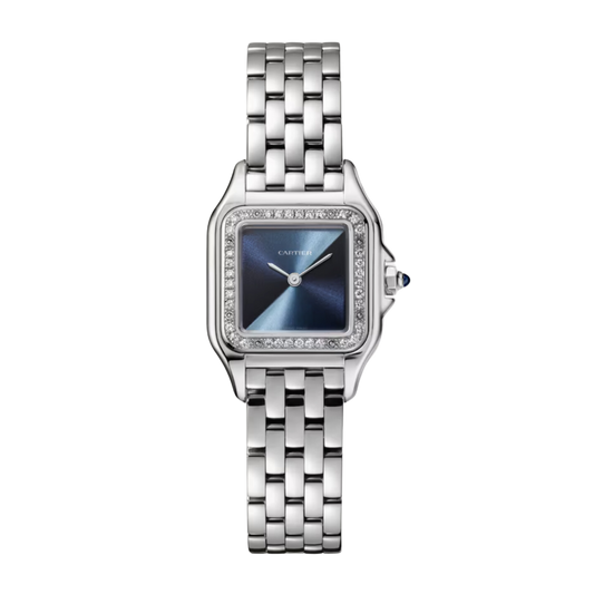 Panthère de Cartier Steel Diamond Blue Dial 22mm