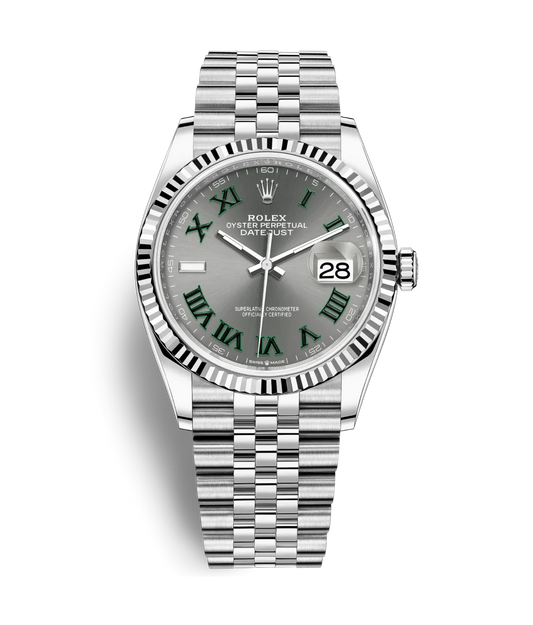 Datejust "Wimbledon" Steel Jubilee Grey Dial 41mm
