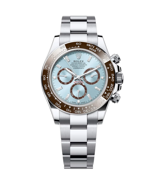 Daytona Platinum Ice Blue Diamond Baguette Dial 40mm