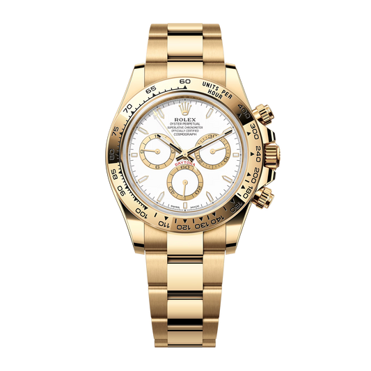 Daytona Yellow Gold White Dial 40mm
