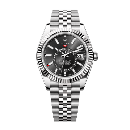 Sky-Dweller Steel Jubilee Black Dial 42mm