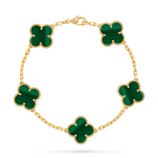 Vintage Alhambra bracelet, 5 motifs