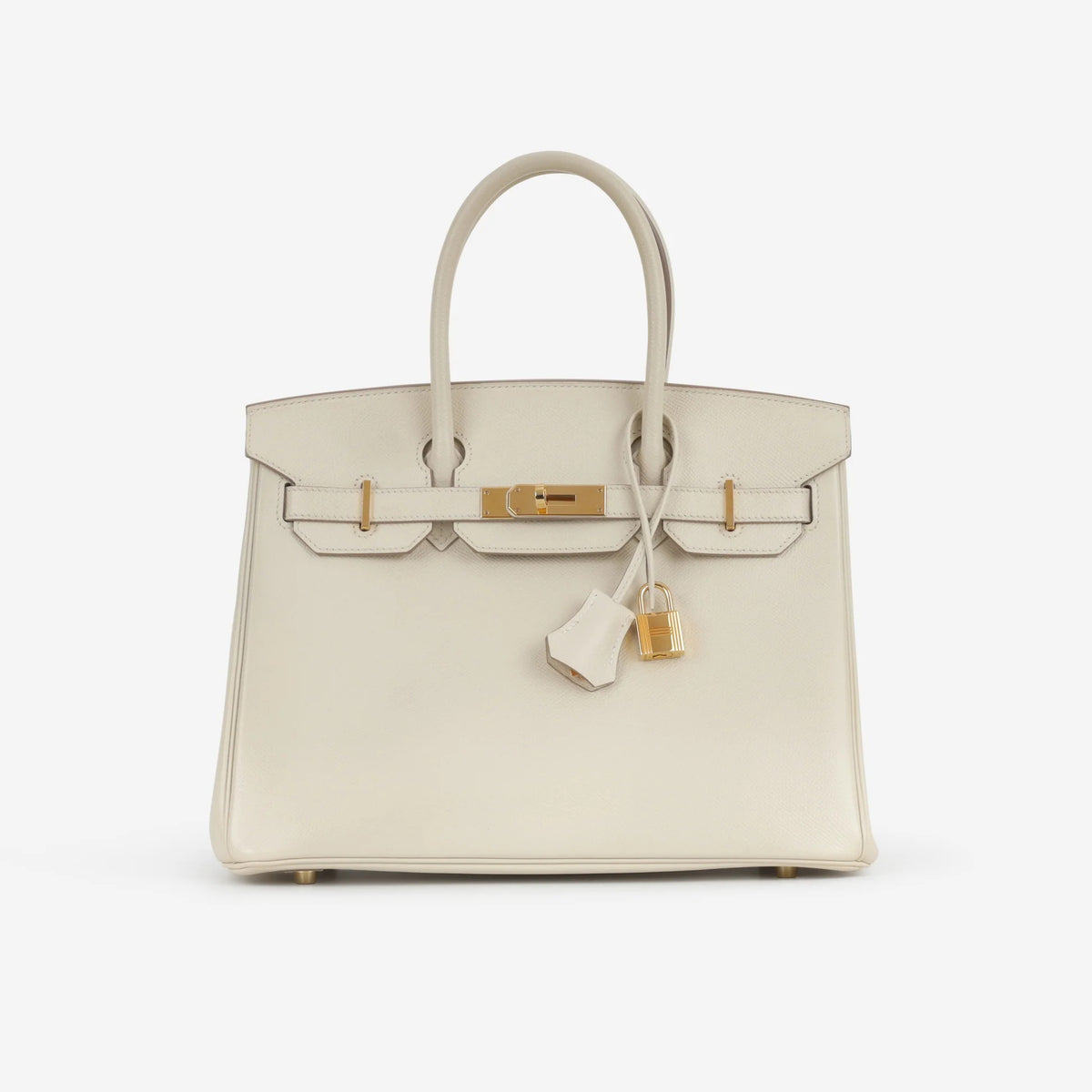 Hermès Birkin 30 - Craie Epsom Retourne | Gold Hardware
