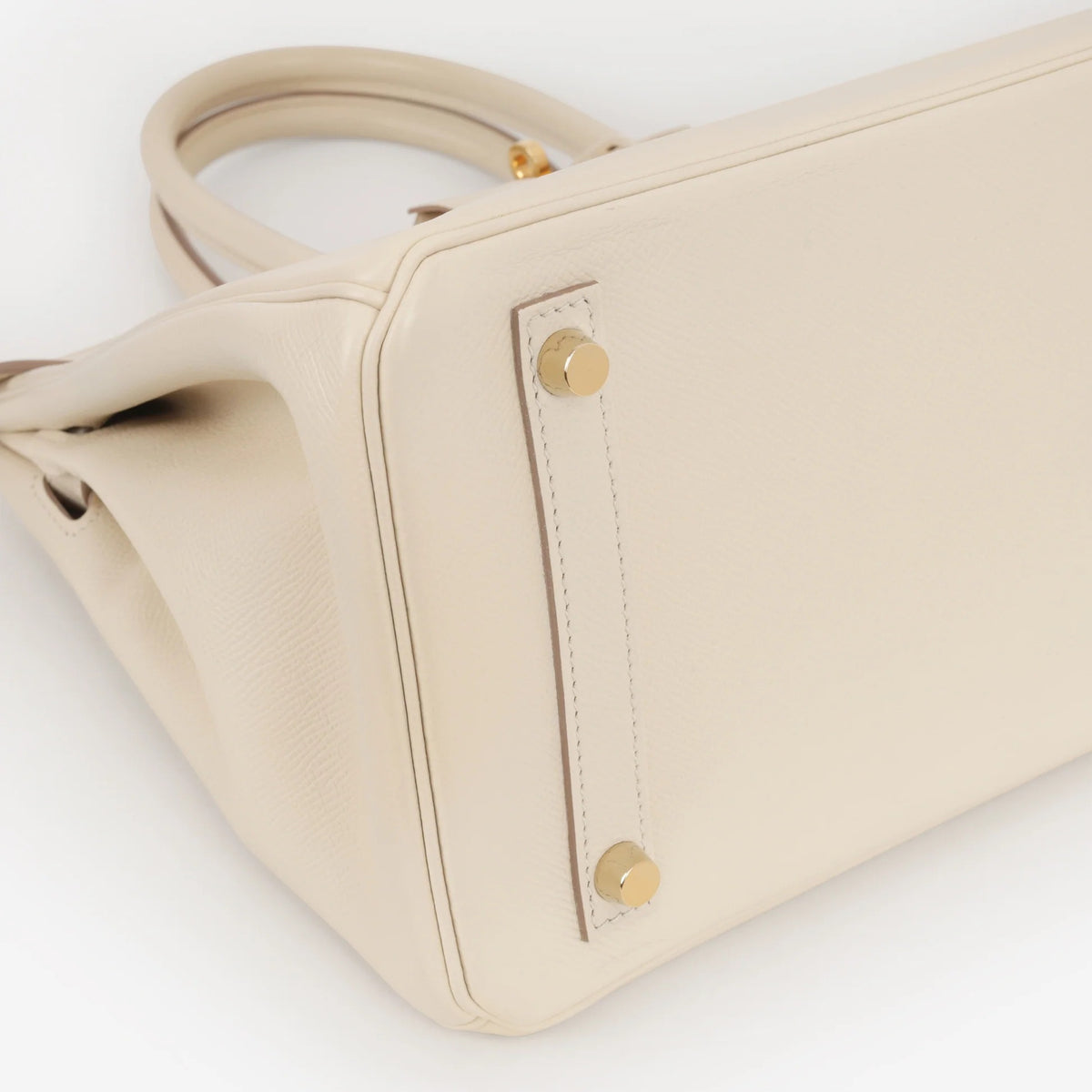 Hermès Birkin 30 - Craie Epsom Retourne | Gold Hardware