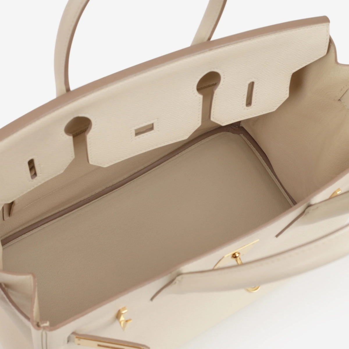 Hermès Birkin 30 - Craie Epsom Retourne | Gold Hardware