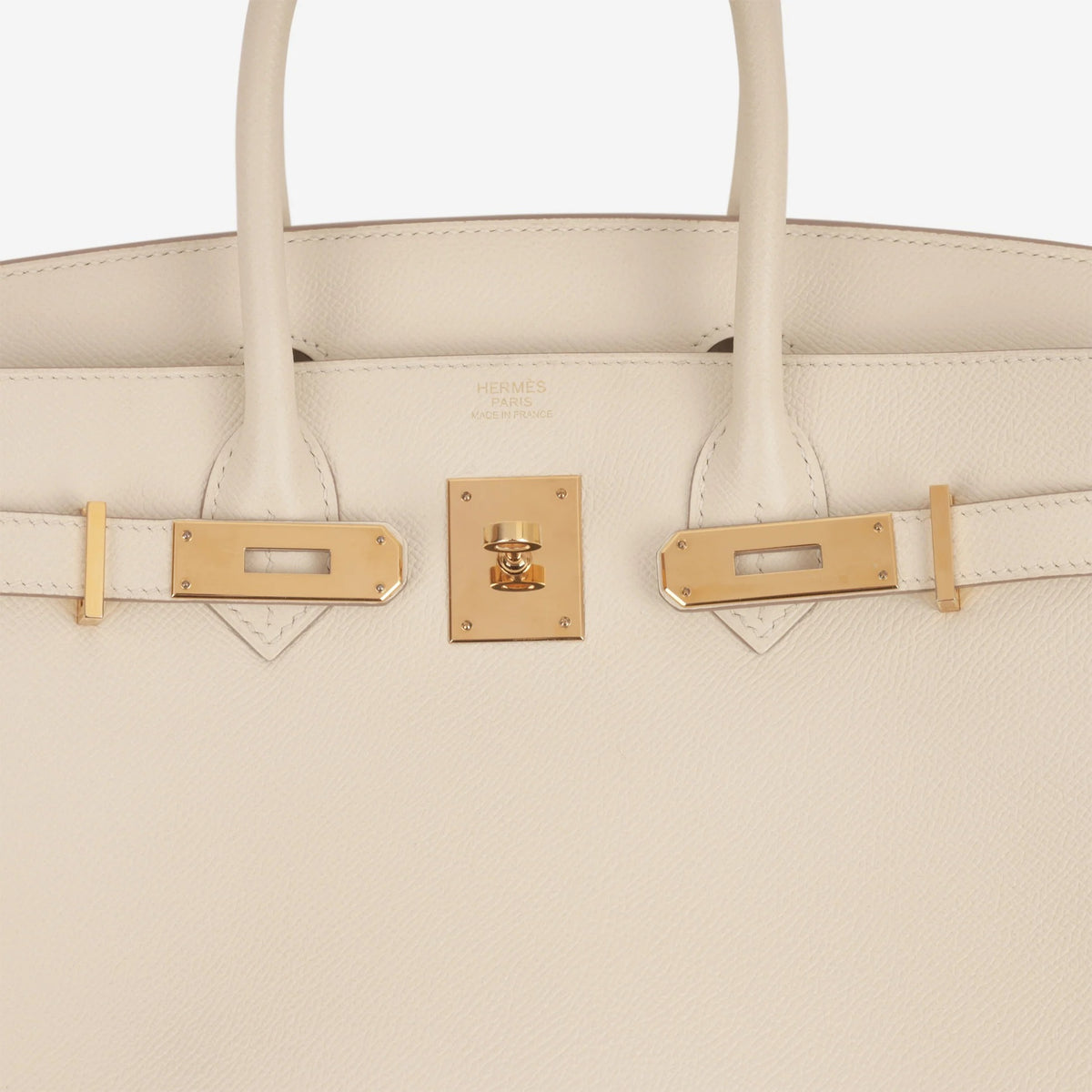 Hermès Birkin 30 - Craie Epsom Retourne | Gold Hardware