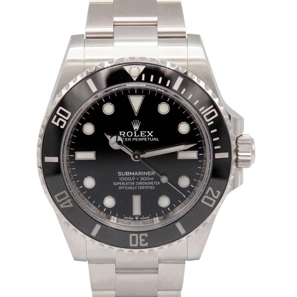 Submariner No Date Black Ceramic Bezel Black Dial 41mm