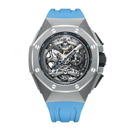 Royal Oak Concept Tourbillon Chronograph Openworked Selfwinding Titanium Skeleton Dial 44mm